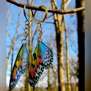 Butterfly Wing Keychain